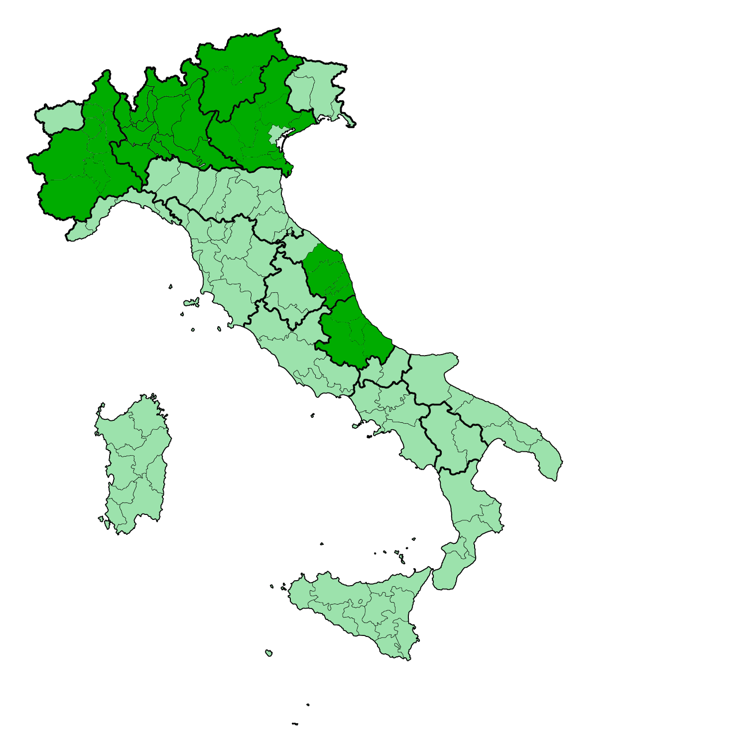 Scegli l'associato Ursa Major della tua provincia