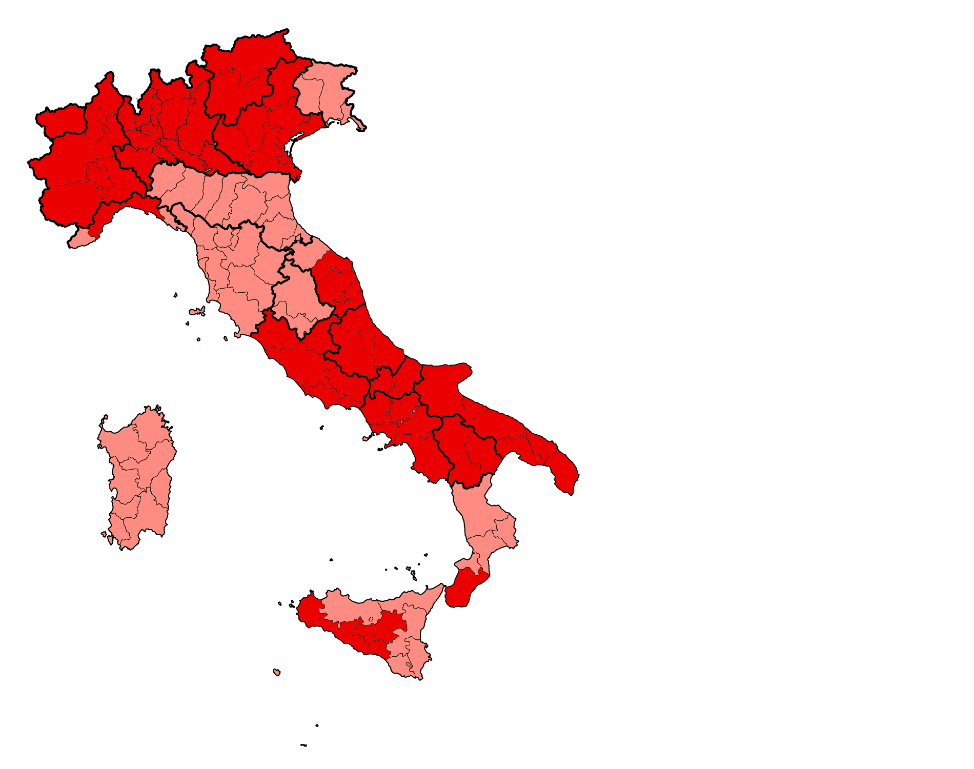 Scegli l'associato Ursa Major della tua provincia